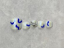 クレモアネイル 池袋西口店(CLEMORE NAIL)/夏のニュアンスフット