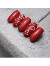 ユウネイル(YOU由NAIL)/3Dハートネイル