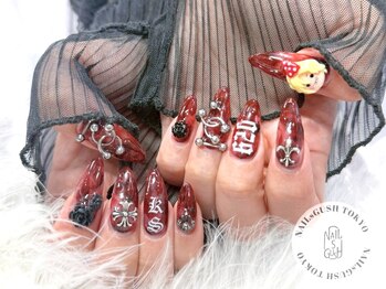 ネイルズガッシュ 溝の口店(NAILs GUSH)/３D/推し/オタ活/サブカル/薔薇