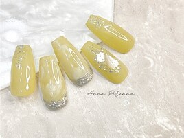 【ハンド】イエローマーブル