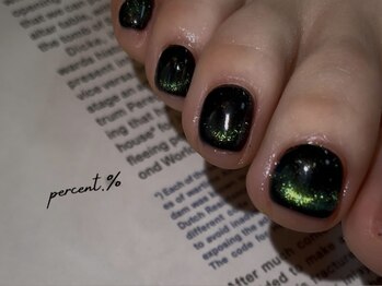 パーセント(percent.%)/フットネイル