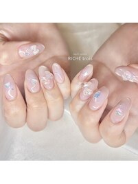 マグネットパープルチークネイル