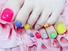 【foot menu】　ワンカラー　¥5000 【オフケア込み】