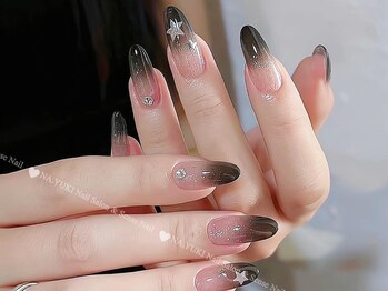 センスネイル 自由が丘店(Sense Nail)/黒グラテーション＋マグネット