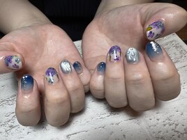 ショートネイルさんネイル