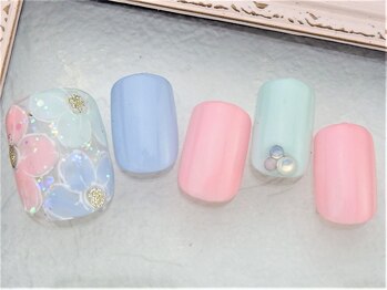 ネイルズガッシュ 蒲田東口店(NAILsGUSH)/*Springフラワー*