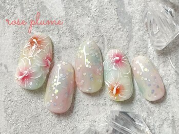 ネイルサロン ロゼプリュム/アート多めのセレブプラン