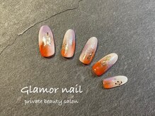 グラマーネイル(Glamor nail)/ニュアンス×ボカシ