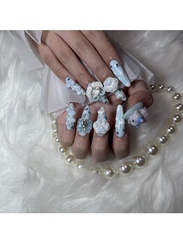 ラミル(Ramil)/スカルプ持ち込みネイル