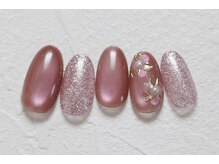 ココネイル/春・マグネットネイル