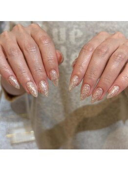 ホワイトネイル 難波店(WHITE NAIL)/フラッシュ/キラキラ/大人可愛い
