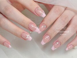 ピンクフレンチネイル