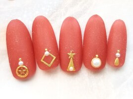 クリスマスマットネイル