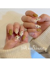 WA ネイル アンド ビューティー(WA nail & beauty)/やわらかモウモウ牛柄