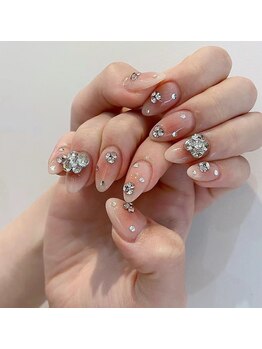 クイーンズビューティーサロン 新宿本店(Queen's beauty salon)/チップ長さだしやりつけ放題