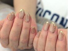 エムスラッシュ ネイル センター北店(M.SLASH)/パラジェル　ニュアンスミラー