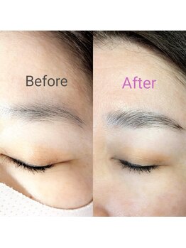 プレーヌリュンヌ(La Pleine Lune)/眉毛パーマで毛流れを整えて美眉