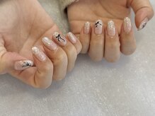 シャルフ(shalf)/glitter × ribbon