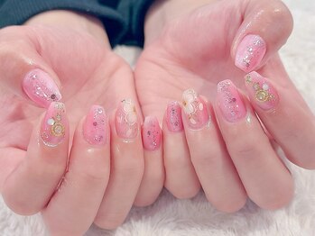 #春ネイル #フラワーネイル