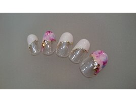 【タイダイ＋斜めフレンチ】