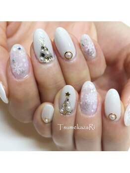 ツメカザリ 西金沢店(TsumekazaRi)/*クリスマスネイル*