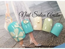 ネイルサロン アミティエ(Nail Salon Amitie)/大人フラワーfootネイル