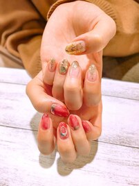 メタリック×アシメ