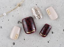 サンミーゴネイル 神戸店(Sunmego Nail)/大人レオパードフットネイル