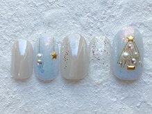 ネイルビート(NAIL BEAT)/ミラー　クリスマスネイル