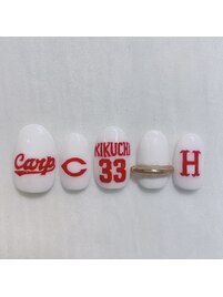 【推しネイル】広島カープ