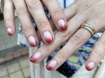 シェリ バイ リッシュ(Cheri by RICHE)/赤ラメグラデーション