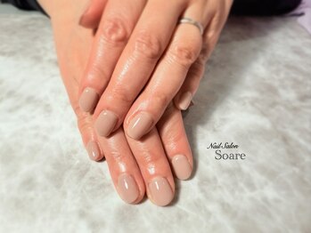 ベージュワンカラー