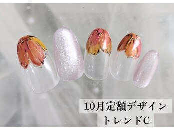 ワンフォアスマイル 北谷店(One for smile)/フラワーネイル/10月定額90分