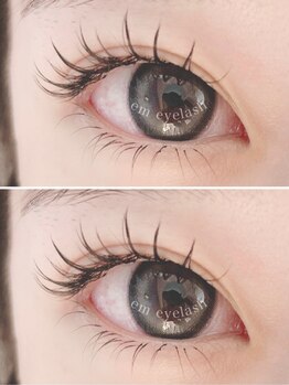イーエム アイラッシュ(em eyelash)の写真/〈上品なデザインカラーマツエクご提供〉JIS規格認定LEDライトを使用した持ちの良いマツエクに。
