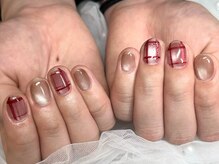 ナナネイル(7.Nail)/マグネット×チェック柄