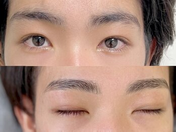 スリー(Three)の写真/男を磨くならココ！眉毛WAX脱毛で理想の形に、清潔感もUP◎プライベートサロンでゆったり施術♪