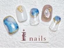 アイネイルズ 梅田店(I nails)/マーブルニュアンス￥8200
