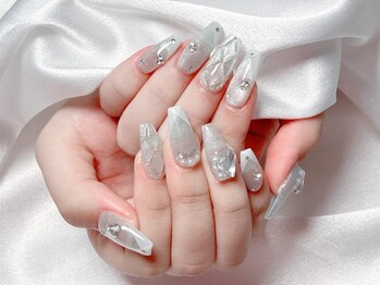 ティーアンドビー ネイルスタジオ(T&B NAIL STUDIO)/トレンドワンホンちゅるんネイル