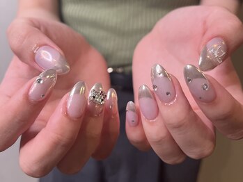 ビーラボ(BLabo)/ミラーフレンチネイル