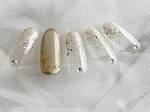 ボニータ(BONITA)/定額A ラメ　ミモザ　フラワー