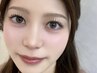 フラットラッシュ120本&美眉スタイリング ￥15080 エクステオフ有無も選択