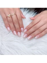 アートネイル ギャラリー(Art nail Gallery)/うるつやピンクラメネイル
