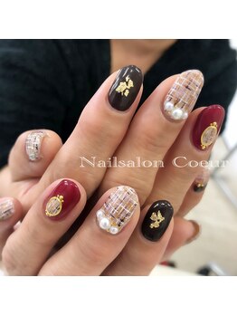 ネイルサロン クール(Nailsalon Coeur)/ツイードネイル