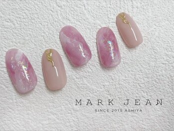 ピンク マーブル ネイル Pg マークジーン 姫路 Mark Jean のフォトギャラリー ホットペッパービューティー