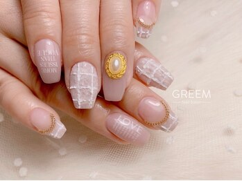 グリーム(GREEM)/チェックネイル