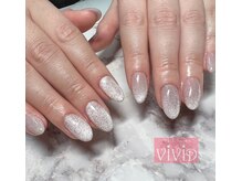 ネイルサロン ビビッド(Nail Salon ViViD)の雰囲気（長さ出し＋マグネットネイル長さ出しは1本から承っています。）