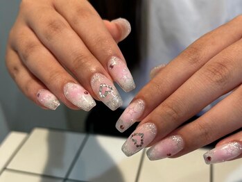 シェリーラメール 新宿店(cherie la mer)/チークネイル