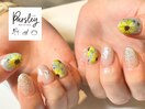 ひまわりネイル