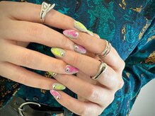 ヌル ネイル 堀江(NURU NAIL HORIE)/ニュアンス/個性派モードネイル