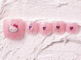 ピンクラメハートホロ￥7500